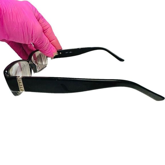 DIOR CHRISTIAN DIOR Unisex Eyeglasses Rectangular Frame Full Black Rim Eyewear G main image 5